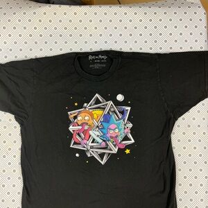 Hot Topic Black Rick and Morty Graphic Tee